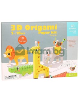Комплект 3D оригами, Животни