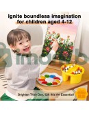 Гваш бои, 24 цвята, комплект с четки и палитра