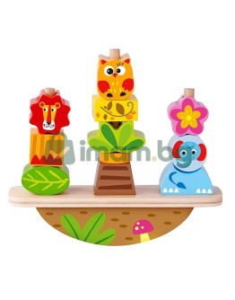 Низанка, игра за баланс, фигури за нанизване, 3 в 1