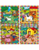 Бебешка книжка за рисуване с вода, Животните от фермата Бебешка книжка за рисуване с вода, Животните от фермата