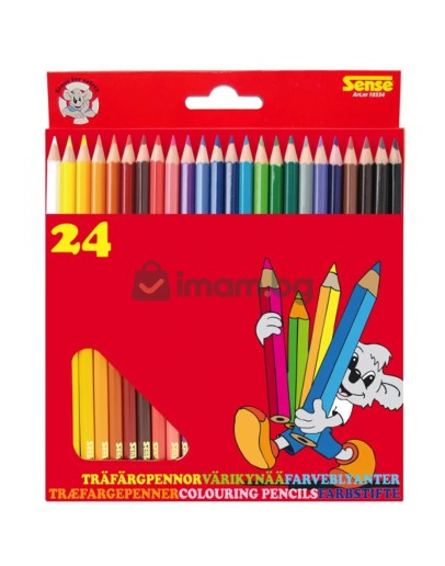 Цветни моливи - 24 бр.