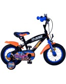 Детски велосипед с помощни колела, Hot Wheels,12 инча