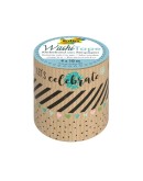 Tиксо WASHI TAPE, крафт хартия, Рожден ден I