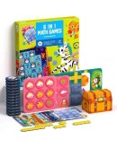Комплект с игри, Забавна математика, 6 в 1