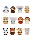 Keeleco Mini Adoptable World, Eкологични малки плюшени играчки, MIX A, 10 см (12) Keeleco Mini Adoptable World, Eкологични малки плюшени играчки, MIX A, 10 см (12)