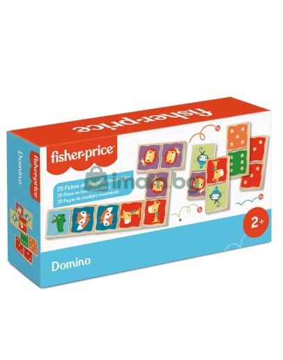 Fisher Price, Дървено домино с две лица, Животни