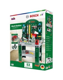 Детска работилница Bosch „Малък майстор“ с инструменти, 44 части