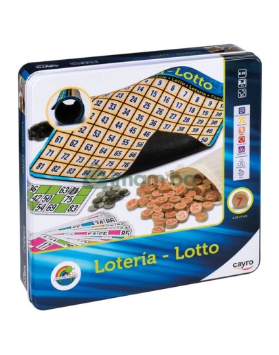 Игра Лото, в метална кутия