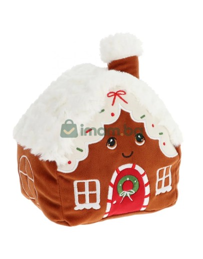 Keeleco Christmas, Плюшена джинджифилова къщичка, 15 см