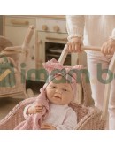 Кукла бебе Мати с розово плетено гащеризонче и одеялце., 40 см Кукла бебе Мати с розово плетено гащеризонче и одеялце., 40 см