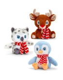 Keeleco Adoptable World, Коледни животни със шалче, 16 см (3) Keeleco Adoptable World, Коледни животни със шалче, 16 см (3)