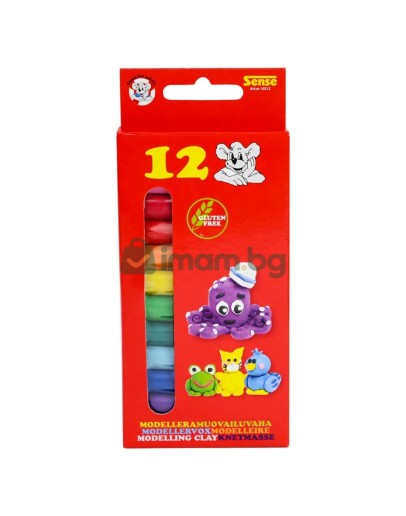 Пластелин - 12 цвята