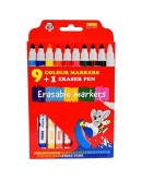 Изтриваеми маркери, 9+1 Изтриваеми маркери, 9+1