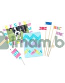 Декоративно тиксо - WASHI TAPE - комплект 10 бр.