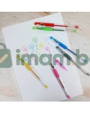 Гел химикалки с брокат, 6 броя Гел химикалки с брокат, 6 броя