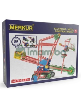Merkur 5, Строителни машини, 80 модела, 768 части