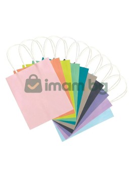 Крафт подаръчна торбичка TREND, 110 гр, 18 x 21 x 8 см