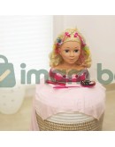 Кукла модел за прически, грим и стилизиране „Ема“ Кукла модел за прически, грим и стилизиране „Ема“