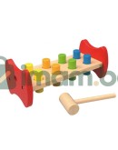 Малкият майстор - дървена игра с чукче Малкият майстор - дървена игра с чукче