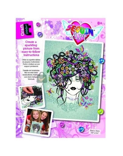 Изкуство с пайети, CRAFT TEEN, Flower girl
