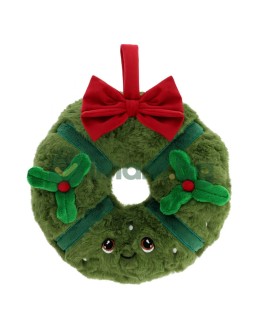 Keeleco Christmas, Плюшен коледен венец, 22 см, Keel Toys