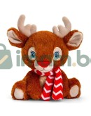 Keeleco Adoptable World, Коледни животни със шалче, 16 см (3) Keeleco Adoptable World, Коледни животни със шалче, 16 см (3)