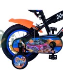 Детски велосипед с помощни колела, Hot Wheels,12 инча
