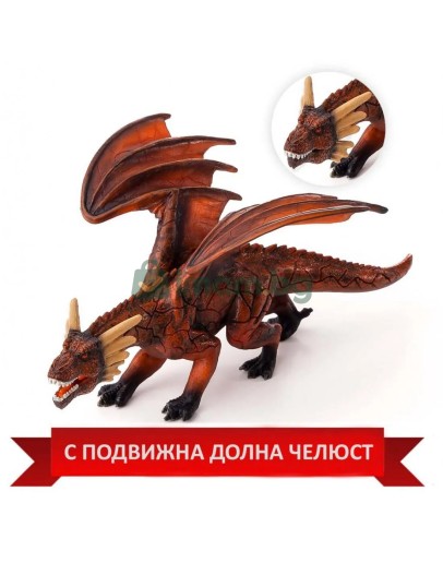 Огнен дракон с подвижна челюст