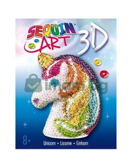 3D фигурка от пайети, Еднорог