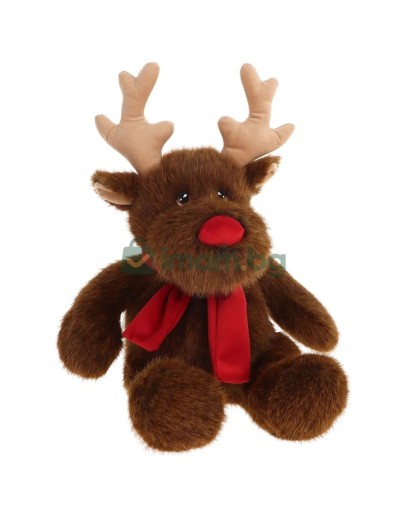 Keeleco Christmas, Плюшен коледен елен Рудолф, 20 см