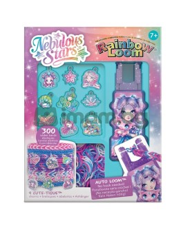 Комплект за плетене на гривни и талисмани с ластици, Rainbow Loom