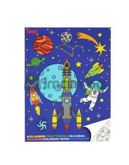 Книжка за оцветяване, Космос