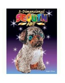 3D фигурка от пайети, Мопс 3D фигурка от пайети, Мопс