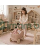 Кукла бебе Мати с розово плетено гащеризонче и одеялце., 40 см Кукла бебе Мати с розово плетено гащеризонче и одеялце., 40 см