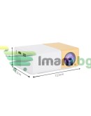 Проектор YG300 Full HD преносим телевизионен проектор USB HDMI дистанционно управление
