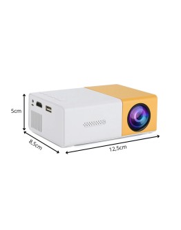Проектор YG300 Full HD преносим телевизионен проектор USB HDMI дистанционно управление