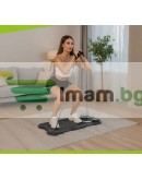 Дъска за пилатес и йога със сгъваема конструкция и LCD брояч