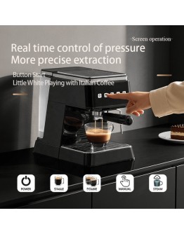 Кафе машина TOBI 2600W и 20 Bar за ароматно кафе у дома и офиса