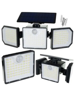 Мощна соларна LED лампа 167 LED 500 lm интелигентно осветление за вашия дом и градина