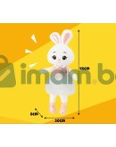 Плюшено зайче 45 см меко зайче за гушкане Плюшено зайче 45 см меко зайче за гушкане