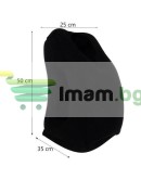 Надуваема възглавница за пътуване 50x35x25 см за самолет, кола, влак и автобус