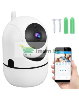 WIFI IP камера въртящ се електронен бебефон с HD изображение и двупосочно аудио
