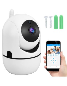 WIFI IP камера въртящ се електронен бебефон с HD изображение и двупосочно аудио