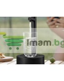 Безжичен диспенсър за вода с бутонн автоматична помпа за бутилка USB-C 1800 mAh
