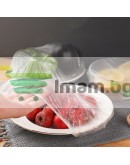 Еластични покривала за храна и съдове прозрачни капаци с ластик 100 броя
