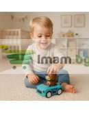 Сензорна играчка Количка с животни 4в1 за деца